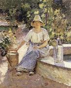 Theodore Robinson The Watering Pots oil on canvas